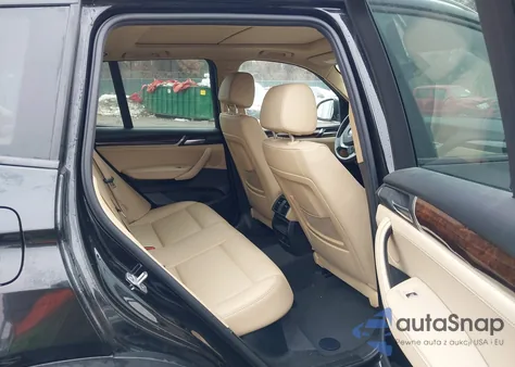 2016 BMW X3 xDrive28I z USA, uszkodzony, nr VIN 5UXWX9C56G0D83732